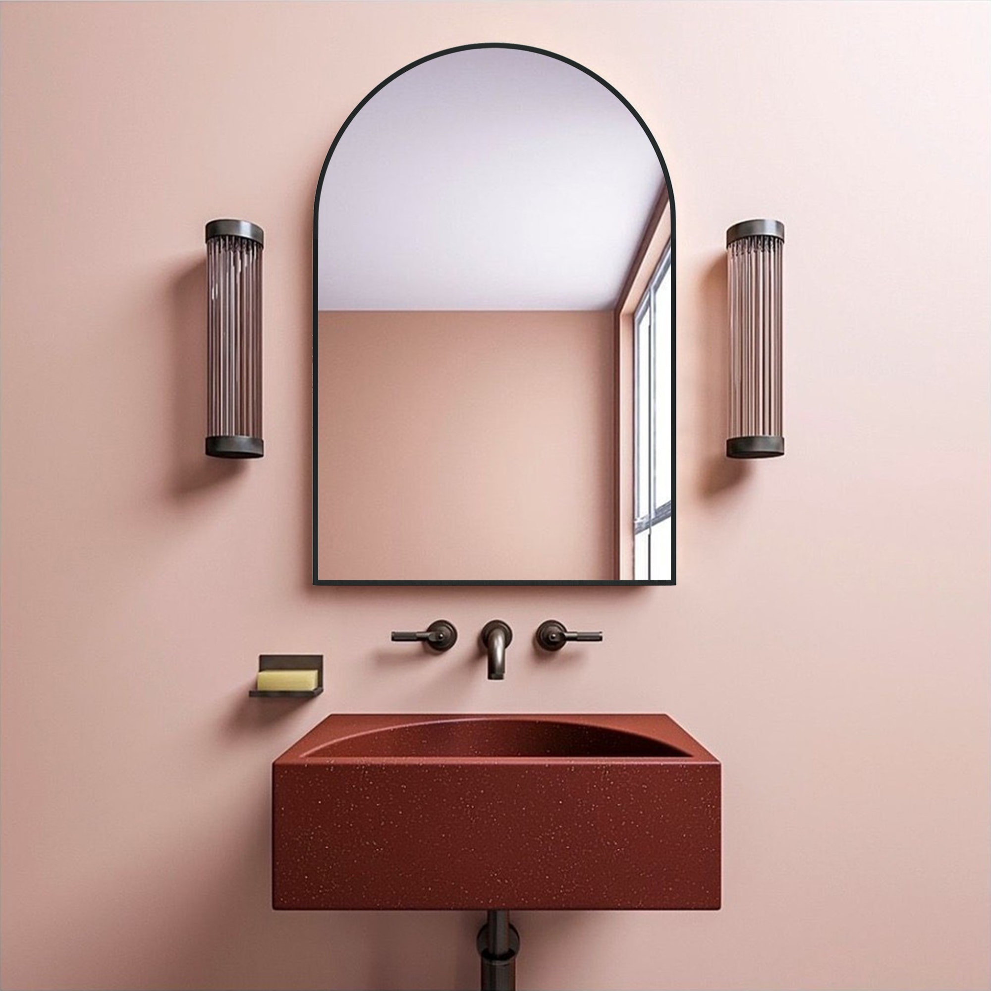 ArchCrowned Top Bathroom Vanity Mirrors Bed Bath & Beyond